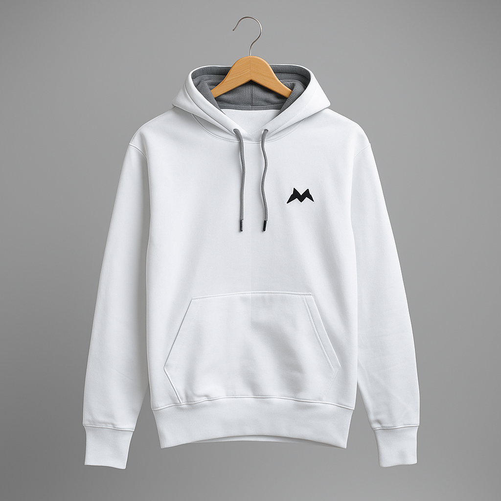 White design 340 GSM100% pure cotton